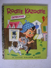 A Little Golden Book Rootie Kazootie Detective 1953 