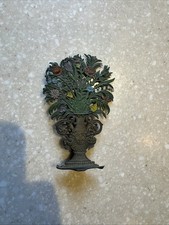 Antique Babette Schweizer German Pewter Figure Small Flower Vase for Dollhouse picture