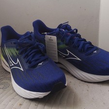 Mizuno Men’s Blue/Green Low Top Lace-Up Athletic Sneaker, New w/ Box picture