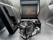 MJ model 1:64 Kenworth K200 Alloy Black Truck Collectible Model picture