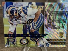2014 Select  Wave Refractor Defensive ROY Aaron Donald #8 Rookie RC  HOF SSP picture