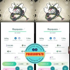 Pokémon Go - Shiny Rayquaza Special Background GoFest 2026✨Moveset Dragon Ascent picture