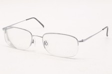 NEW FLEXON BY MARCHON 606 LIGHT GUNMETAL AUTHENTIC DESIGNER EYEGLASSES 54-19 picture