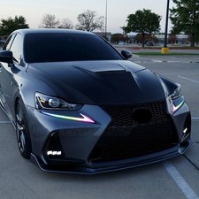 Used RGB DRL For Lexus IS250 350 F IS200t 300 2017 2018 2019 2020 Headlights 2PC picture