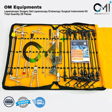 German Grade 28 Pcs Laparoscopic Surgery Set Laparoscopy Endoscopy Instruments picture