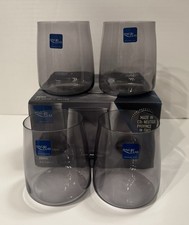 LYNGBY GLASS ZERO WATER GLASSES ~ SET OF 4 “NEW IN BOX” MADE IN ITALY ~LOOK picture