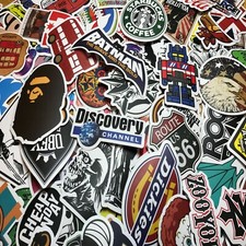 300 Random Skateboard Stickers Vinyl Laptop Luggage Decals Dope Sticker Lot Mix  picture
