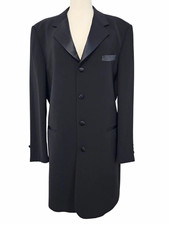 Vintage 90s Vittorio St. Angelo Men's Black Single-Breasted Jacket  picture