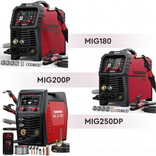 ARCCAPTAIN MIG180/MIG200P/MIG250DP MIG Welder MIG/TIG/Spot/Spool Gun 110V 220V🔥 picture