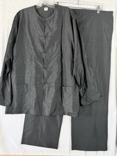 Dosa Womens Clothing Size 4 Top Pants Set Linen Cotton Gray Art To Wear picture