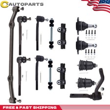 14pc Tie Rods Sway Bars Ball Joint Pitman Kit for Chevy Pontiac Oldsmobile Buick picture