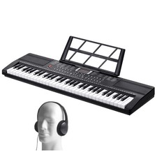 Versatile 61-Key Digital Keyboard Piano 200 Tones LED Screen picture