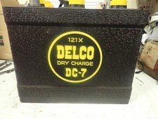 NOS 1954 Delco 121X  Dry Charge DC-7 Battery 6-Volts Corvette Cadillac Buick Old picture