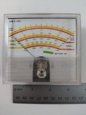 Vintage Auto Engine Analyzer Tachometer Dwell Meter RPM Tester Made in Japan picture