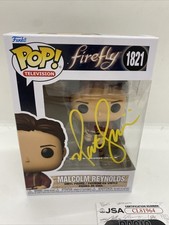 Signed Funko Pop #1821 - Firefly - Malcolm Reynolds - Nathan Fillion JSA COA picture