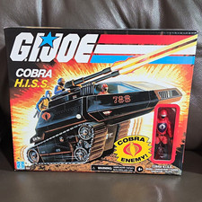 Hasbro G.I. Joe Cobra H.I.S.S. Tank Playset Vehicle + Driver Figure Black/Red picture