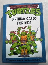 VTG- 1989 Teenage Mutant Ninja Turtles Birthday Cards For Kids picture