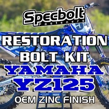 YZ125 Restoration Bolt Kit For Yamaha YZ 125 81-23 Specbolt OEM Zinc Finish picture