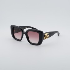 Gucci GG1975S 001 Shiny Black/Red Gradient 50-22-145 Sunglasses New Authentic picture