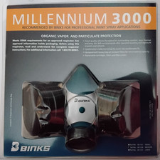 BINKS MILLENNIUM 3000 RESPIRATOR PAINTING MASK 