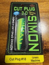 Hawken Fishing Simon Cut Plug 3.0 “Green Machine” Fishing Bait Trolling Lure picture