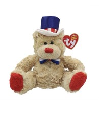 Ty Beanie Baby Independence - MWMT (Bear Red version 2006) Patriotic picture