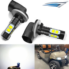 10L0L Golf Cart 12V LED Headlight Bulb for EZGO Club Car DS Precedent, Pack of 2 picture
