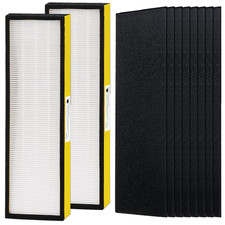 2+8 Pack FLT4825 HEPA Filter B Replacement Compatible with GermGuardian AC4825E picture