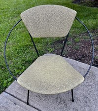 Authentic 1950’s Mid Century Modern Metal Hoop Chair picture