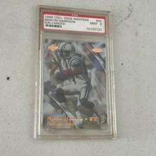 1999 Collector's Edge Masters - Marvin Harrison #85 Galvanized 0678/1000 PSA 9 picture