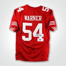 Fred Warner Signed Red Pro-Style Football Jersey picture