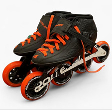 Rollerblade Powerblade Inline Speed Skates Black/Orange EU 37 US 5.5 0784610095 picture