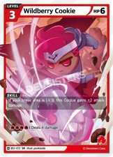 Wildberry Cookie - BS1-012 - SR - Foil, Brave Beginning, Near Mint picture