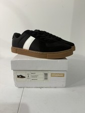 Size 8 - Bailey Cushionaire Black Gum Canvas Sneakers, Brand New In Box picture