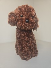Weigedu Adorable Plush Toy Fluffy Brown Poodle Stuffed Animal Dog Labradoodle picture