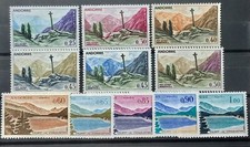 [OOS] French Andorra #YT158/YT204 MNH 1961-1971 Historical Landscapes [147/166A] picture