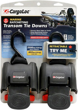 Cargoloc 89973 Retractable Transom Tie-Down, 2 Piece, One Size, Multi picture