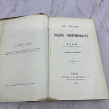 1879 The Origins of Contemporary France Les Origines France Contemporaine TA9-B9 picture
