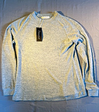 Fantaslook Gray Knit Crew Neck Long Sleeve Pullover Sweater Women’s S picture