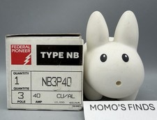 New NOS Federal Pioneer NB3P40 3 pole 40 Amp Stab-lok Circuit Breaker Bolt-on FS picture