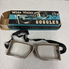 Vintage ~CESCO ~ Wide Vision Safety Goggles In Original Box picture