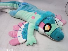 Prehistoric Pals Weighted Teal Dino Plush Lily Moon Suits picture