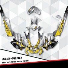 FOR 2008-2012 BRP SKI-DOO REV XP FULL GRAPHICS WRAP KIT NEB-4200 picture