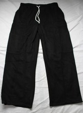 Coofandy Men's Stylish Comfort Loose Fit Suede Pants AP2 Black Size: XL NWT picture