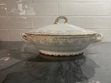 Antique Haviland Limoges France Oval Covered Vegetable Bowl/Tureen picture
