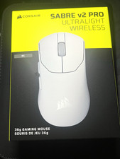 Corsair Sabre V2 Pro Ultralight Wireless Optical Gaming Mouse 33K DPI White picture