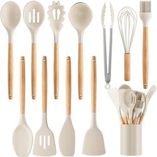 12 PCS Silicone Cooking Utensil Set - Nonstick, Heat-Resistant Kitchen Tools picture