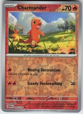 PO-01 Reverse Holo Charmander 004/165 Common SV: Scarlet & Violet 151 picture