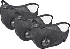 3 PACK Sport Workout Training Mask Carbon Running Fitness +Multiple Applications picture