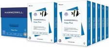 Hammermill Copy Plus 8.5x11 Copy Paper 20lb 92 Bright White 10 Reams 5000 Sheets picture